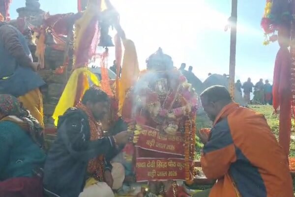 वेदनी में डोलियों की पूजा